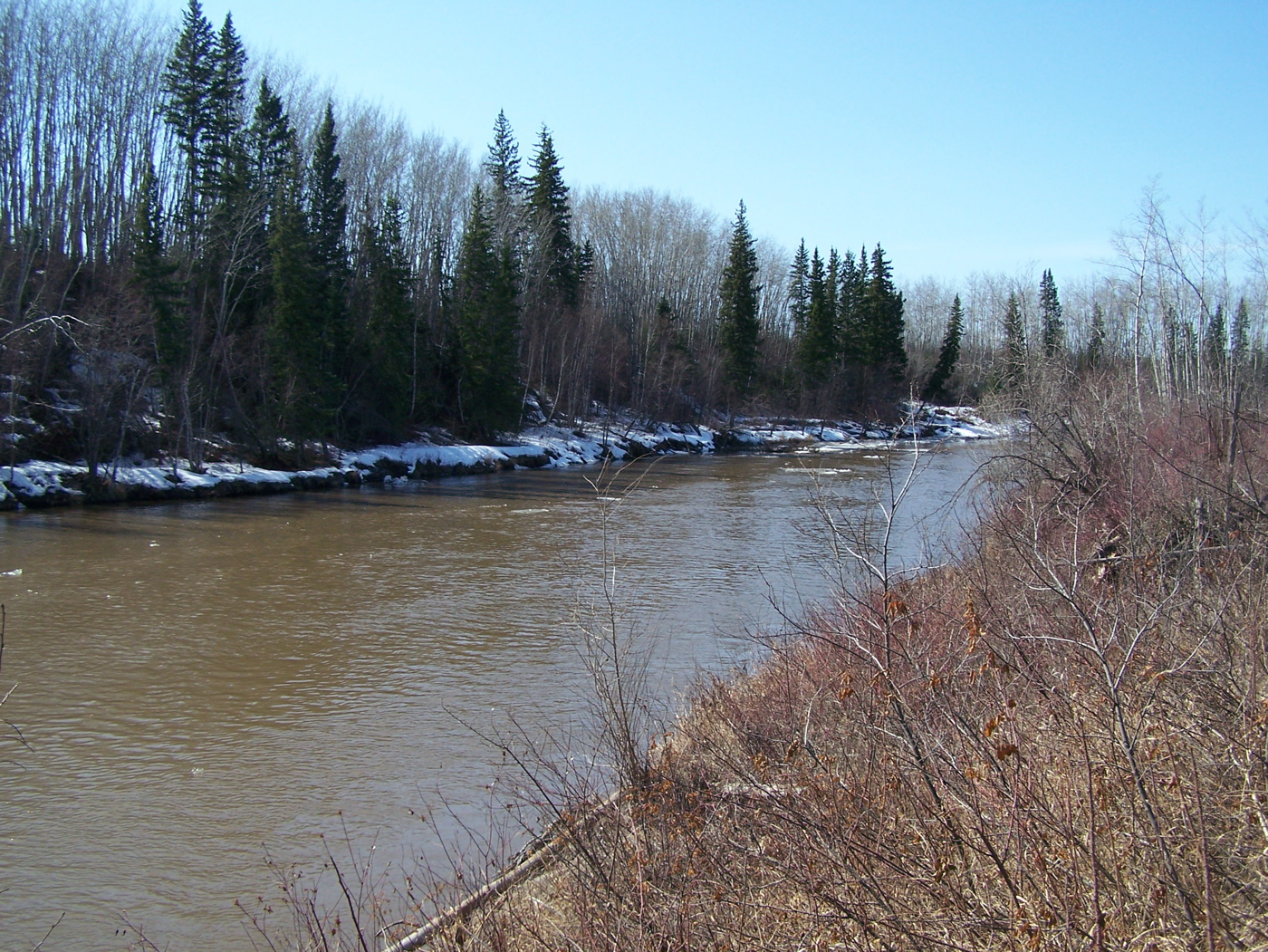 Boyer River, facing W