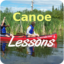 Canoe lessons button
