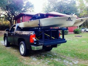 LilBlue's kayak rack