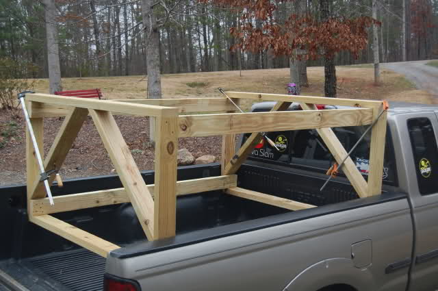 Canoe on 2024 pickup truck