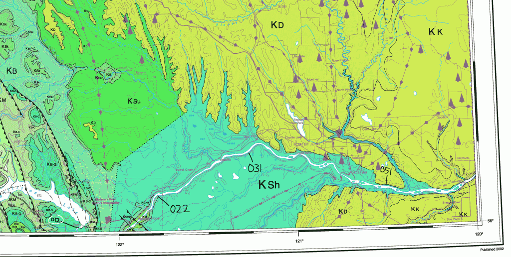 Flow North Paddling Company » Peace River Geo map BC